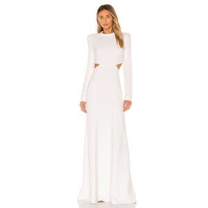 NWT A.L.C. Gabriella Long Sleeve Cutout Maxi Gown